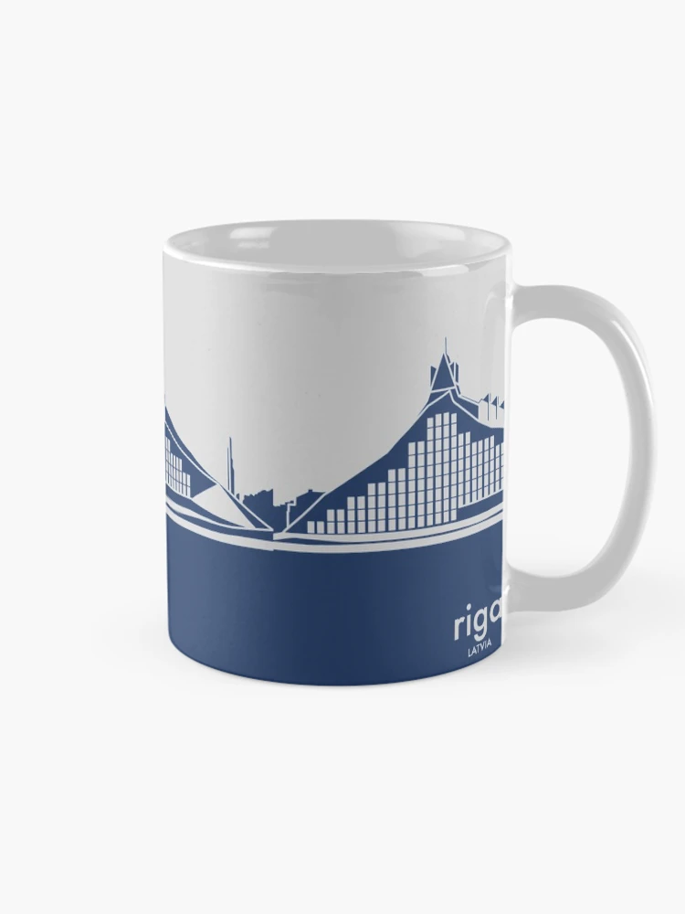 Thumbnail 3 of 6, Coffee Mug, Iconic Riga designed and sold by CPTVDesign.