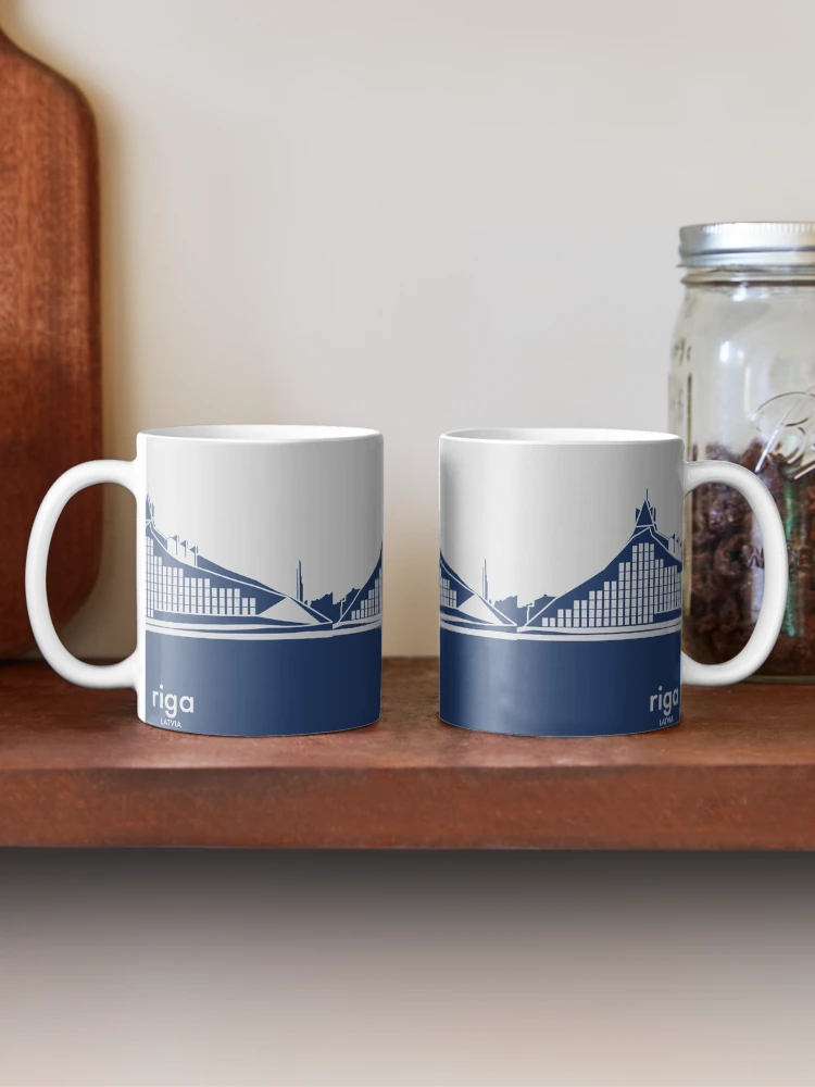 Thumbnail 2 of 6, Coffee Mug, Iconic Riga designed and sold by CPTVDesign.
