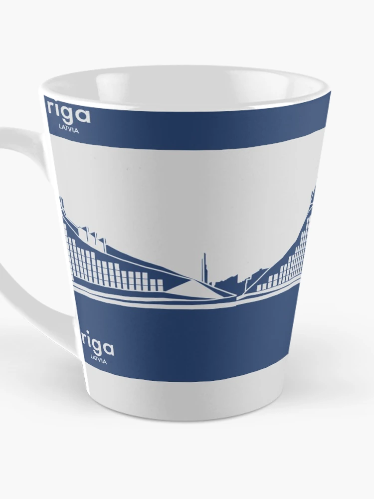 Thumbnail 3 of 4, Coffee Mug, Iconic Riga designed and sold by CPTVDesign.