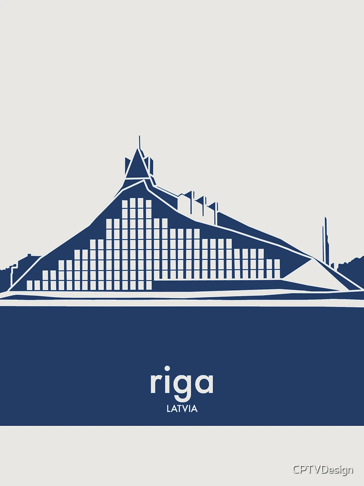 Thumbnail 6 of 6, Premium Oversized Hoodie, Iconic Riga designed and sold by CPTVDesign.