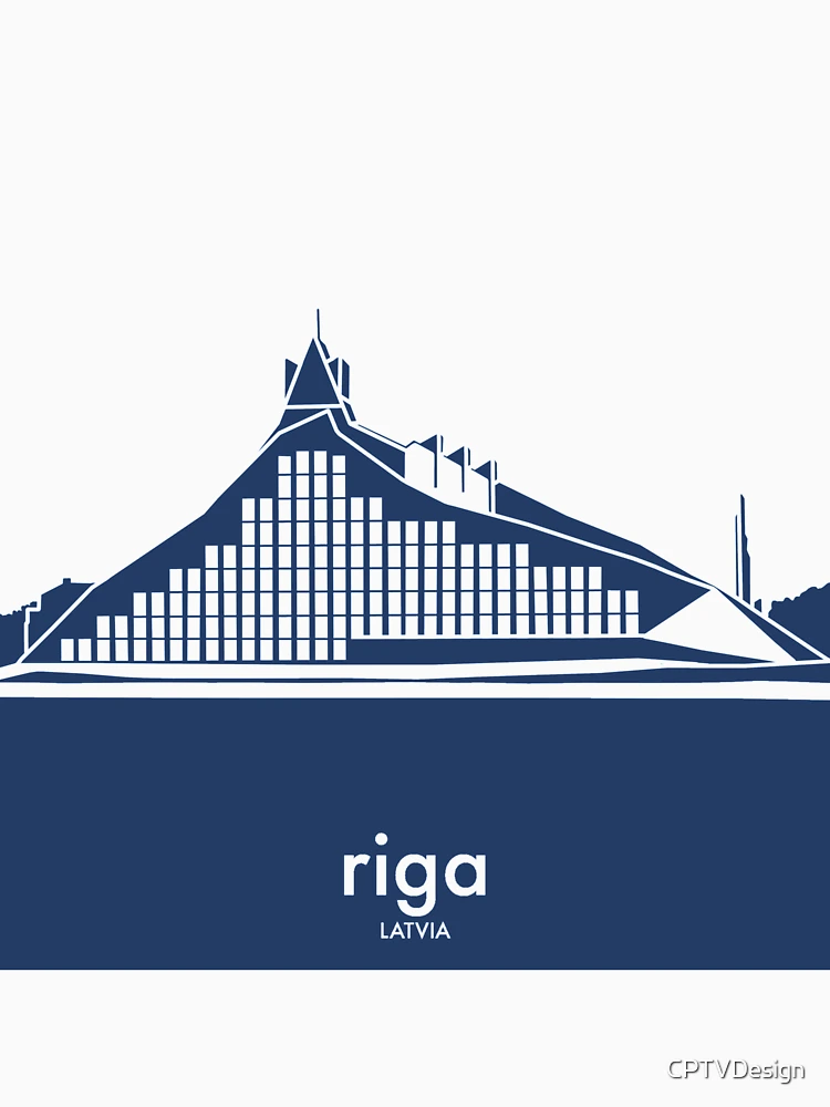 Thumbnail 6 of 6, Pullover Hoodie, Iconic Riga designed and sold by CPTVDesign.