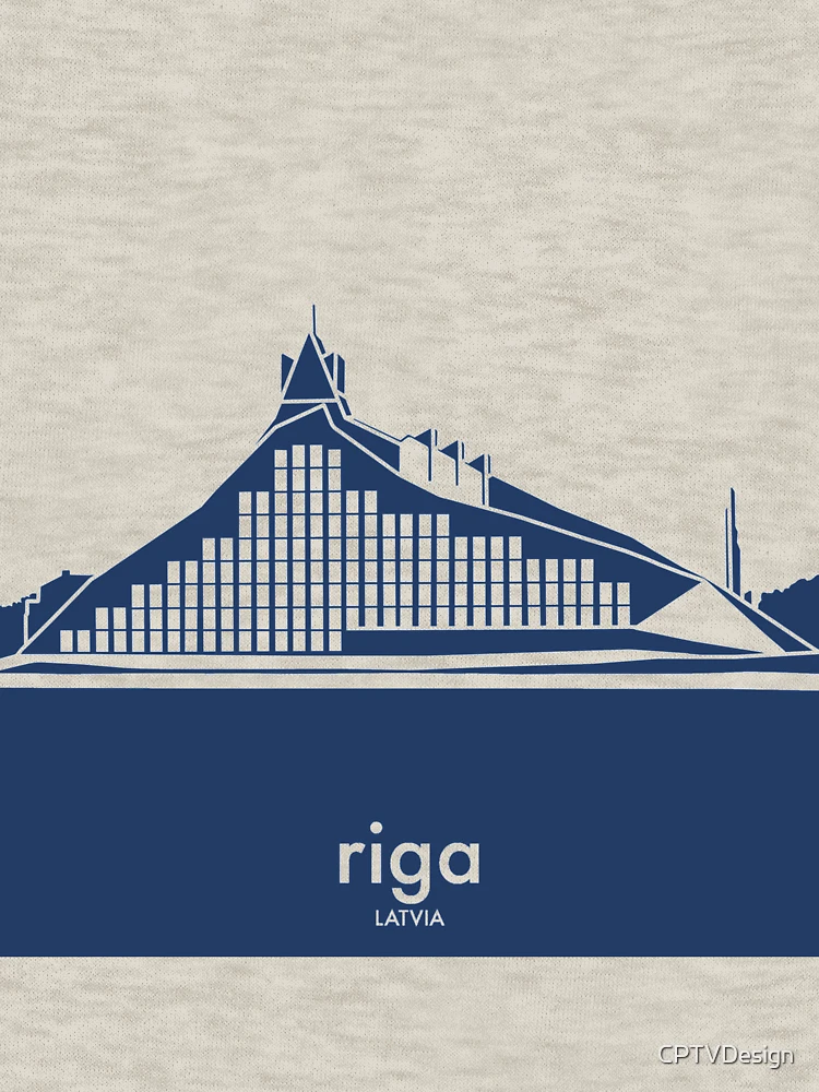 Thumbnail 6 of 6, Zipped Hoodie, Iconic Riga designed and sold by CPTVDesign.