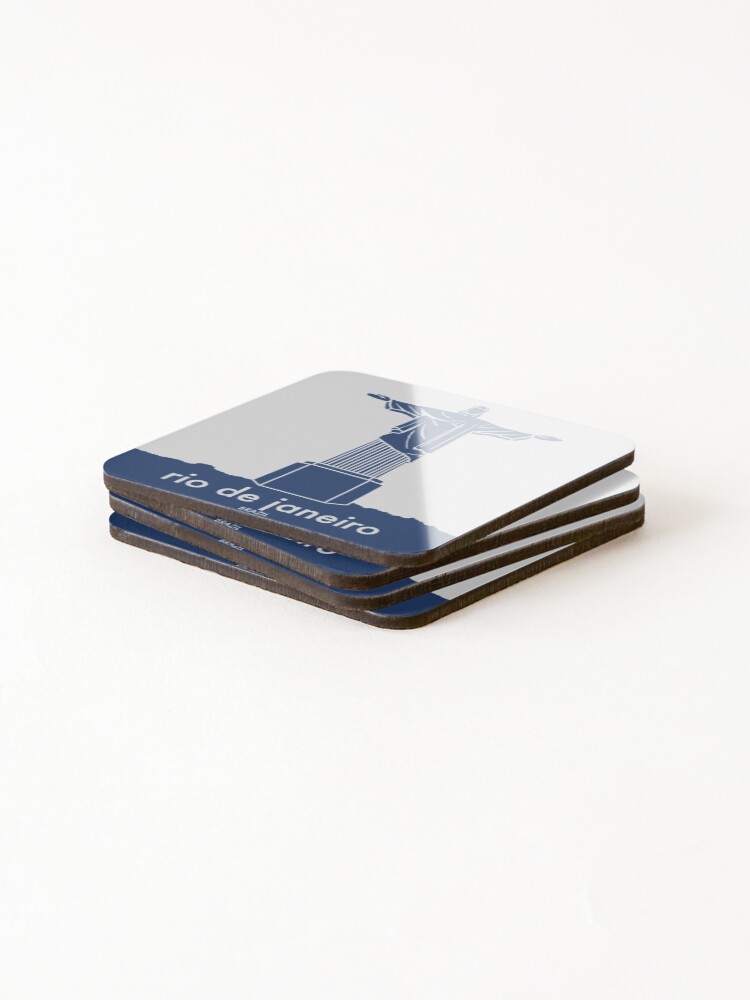 Thumbnail 4 of 5, Coasters (Set of 4), Iconic Rio de Janeiro designed and sold by CPTVDesign.