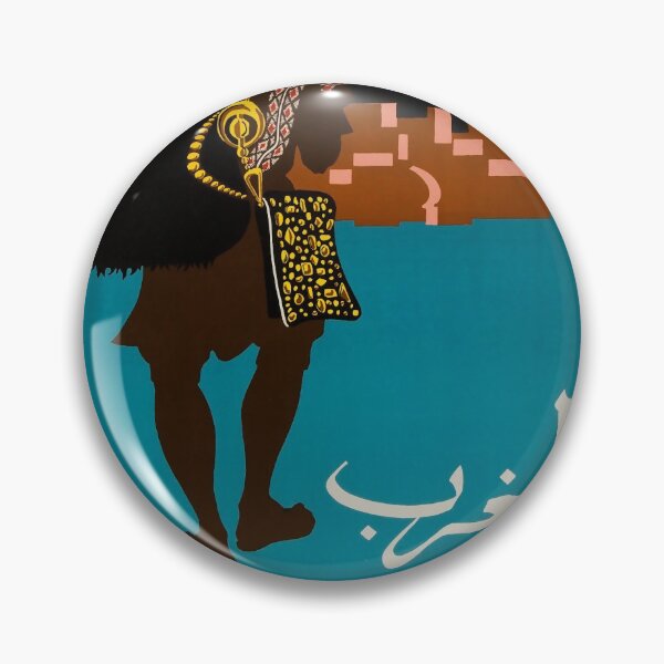 Item preview, Morocco vintage travel poster designed and sold by stickart-marek.