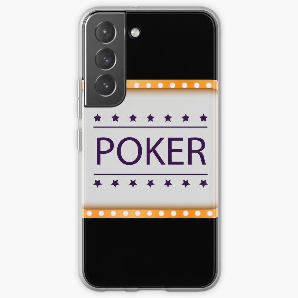 Fichas De Poker Las Vegas de impresión negro funda para teléfonos móviles SAMSUNG GALAXY 