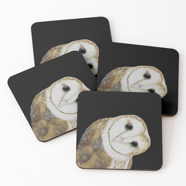 Item preview, Curious Barn Owl designed and sold by ElyWatercolor.