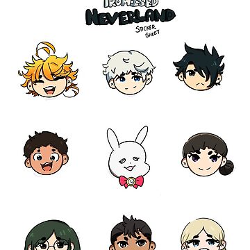 Characters The Promised Neverland Sticker for Sale by roywegner