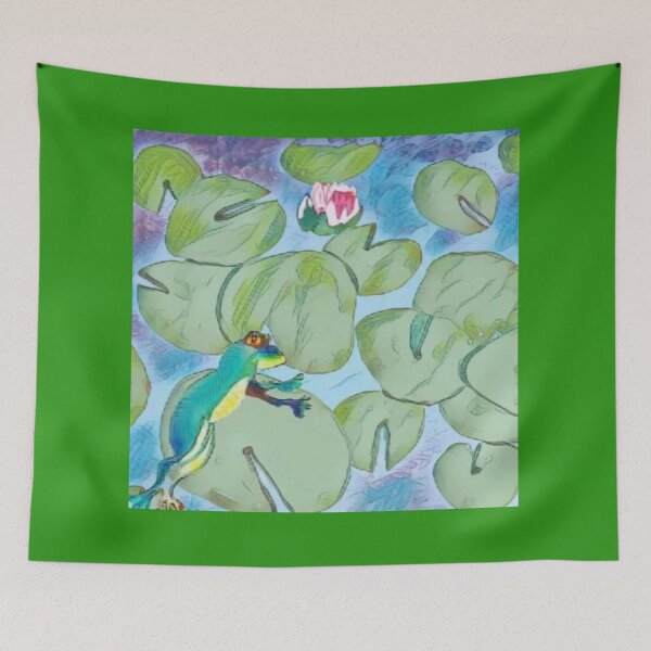 Item preview, Frog Leap Among The Lily Pads  designed and sold by pinkyjainpan.
