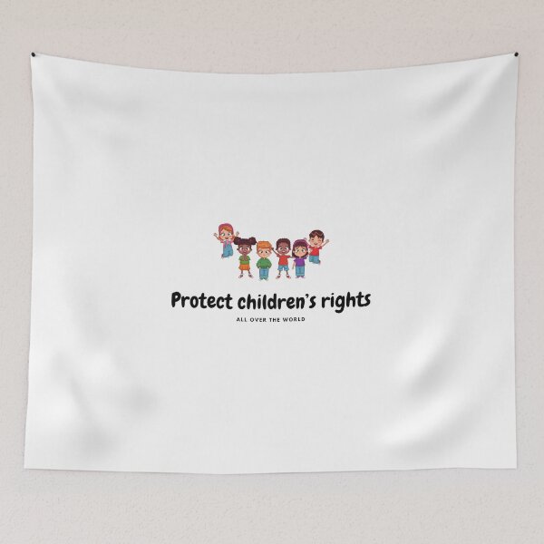 Item preview, Protect children’s rights designed and sold by Ninababel.