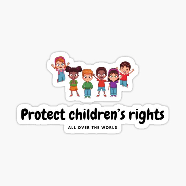 Item preview, Protect children’s rights designed and sold by Ninababel.