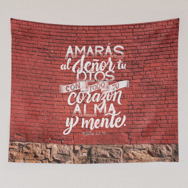 Item preview, Mateo 22:37 - Amarás al Señor tu Dios con todo tu corazón, alma y mente. designed and sold by GraphicsbyNel.