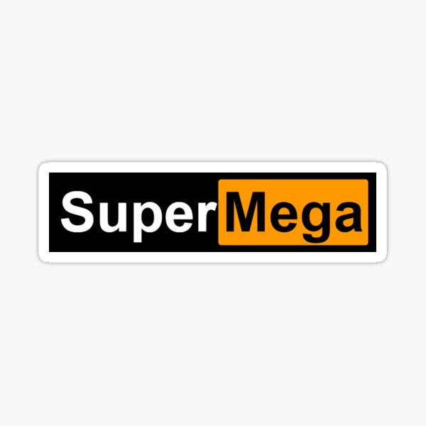 SuperMega Sticker