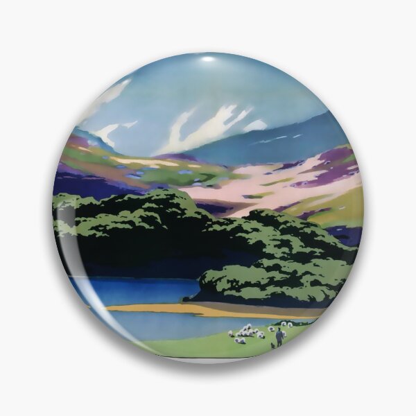 Item preview, Wales vintage travel poster designed and sold by stickart-marek.