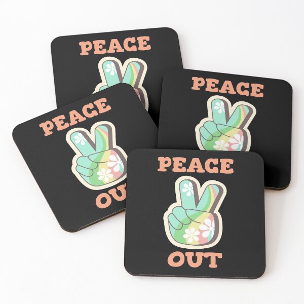 Item preview, PEACE OUT | babyrage on REDBUBBLE designed and sold by babyrage.
