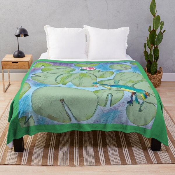 Item preview, Frog Leap On Lily Pads designed and sold by pinkyjainpan.