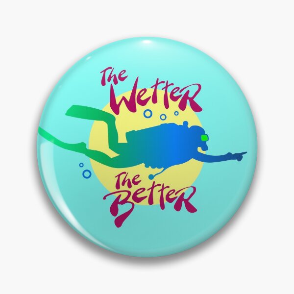 Item preview, SCUBA - THE WETTER THE BETTER designed and sold by GorillaFarm.