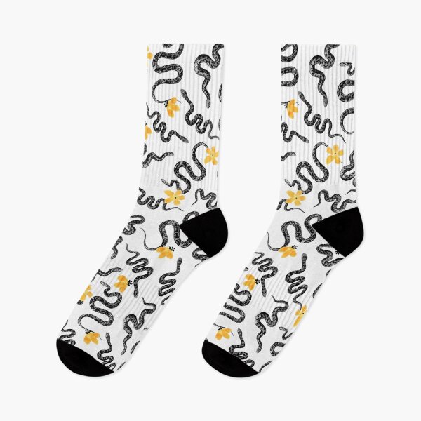 Item preview, Snakes and Yellow Flower Pattern designed and sold by MaplewoodMerch.