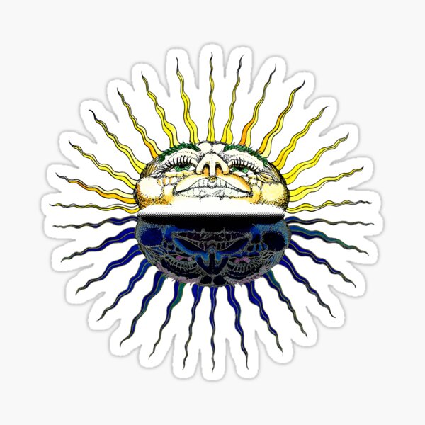 Sun and Moon Sticker
