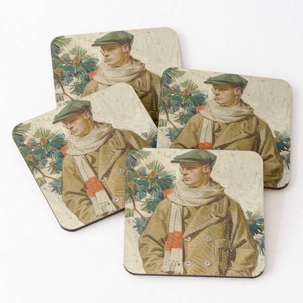 Item preview, JC Leyendecker, Ready for Hockey 1920 designed and sold by immortalpeaches.