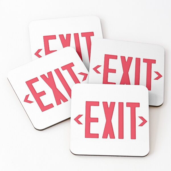 Item preview, Exit Sign designed and sold by The Lines.