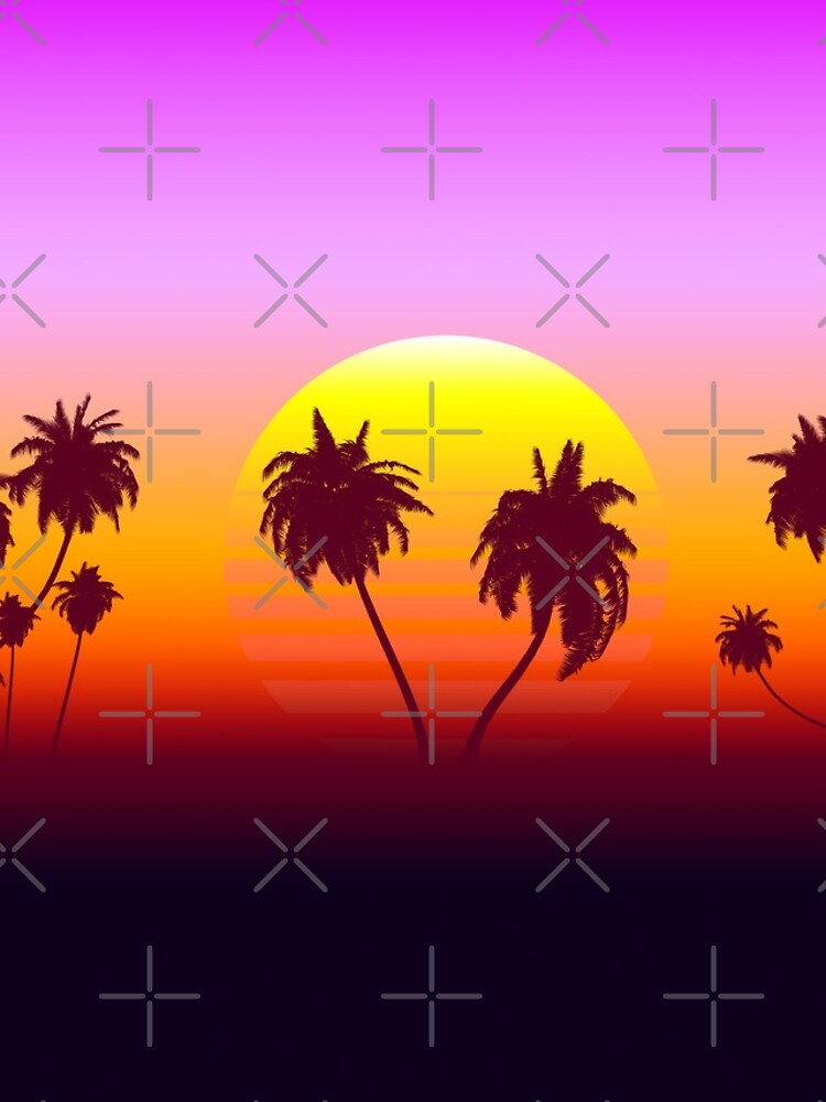 Palm Trees Sunset by GaiaDC