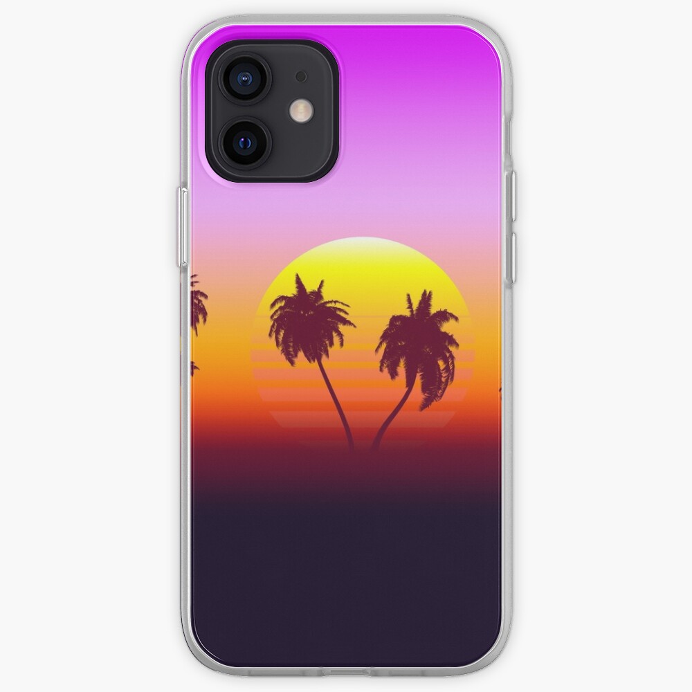 Palm Trees Sunset iPhone Case