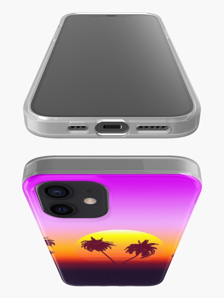 Alternate view of Palm Trees Sunset iPhone Case