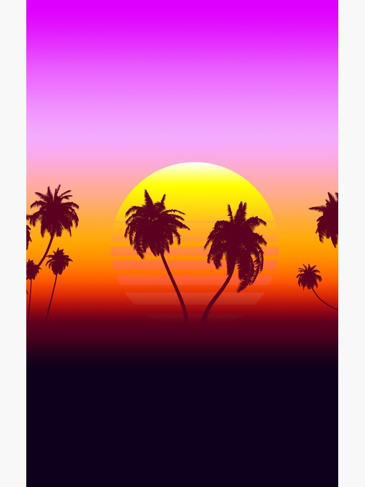Palm Trees Sunset by GaiaDC