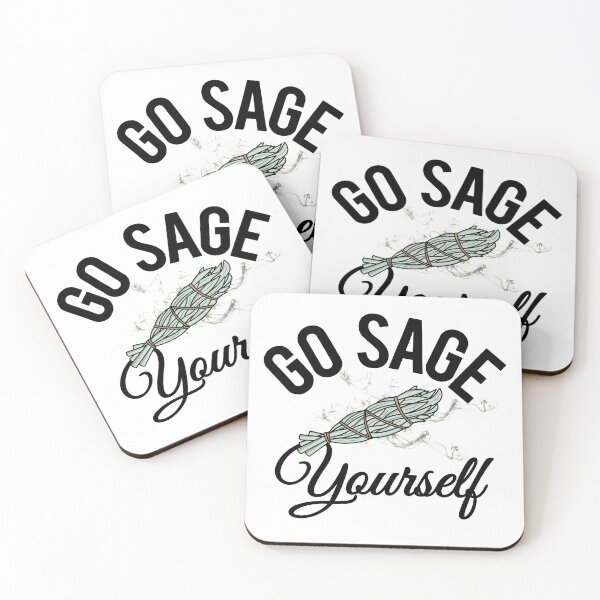 Item preview, Go Sage Yourself - Funny Spiritual Gifts designed and sold by NirvanaxStudio.