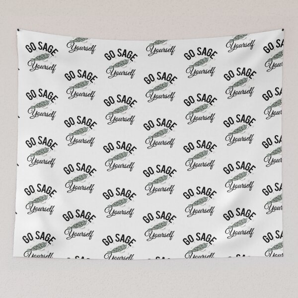 Item preview, Go Sage Yourself - Funny Spiritual Gifts designed and sold by NirvanaxStudio.
