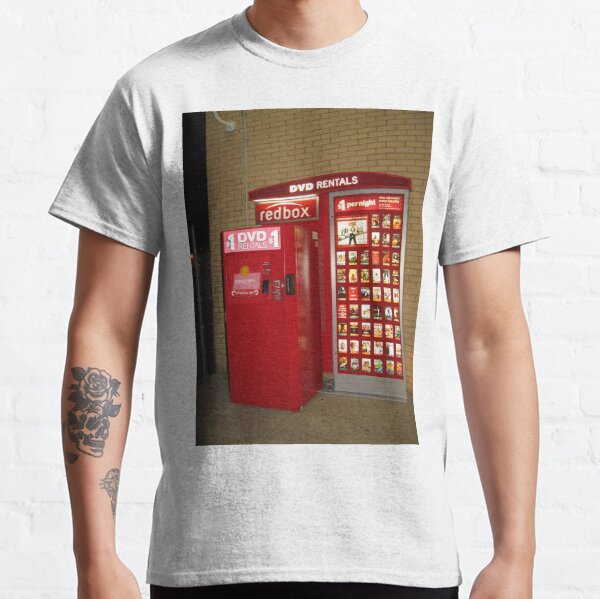 Redbox, red, box, display advertising Classic T-Shirt