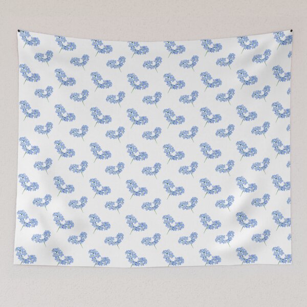 Item preview, Watercolour myosotis flowers pattern designed and sold by maryannacher.