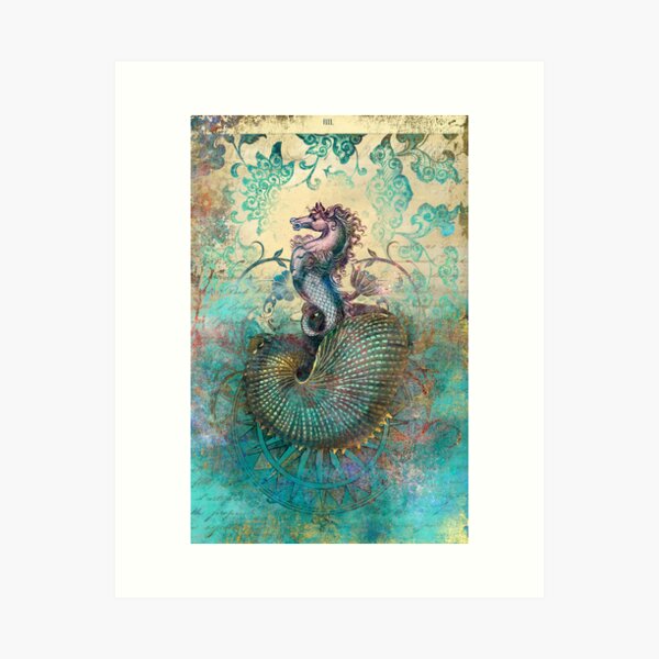 The Seahorse Diary Art Print