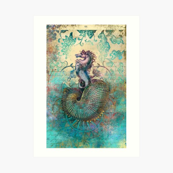 The Seahorse Diary Art Print