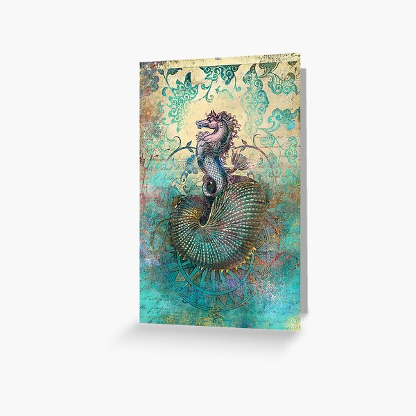The Seahorse Diary Greeting Card
