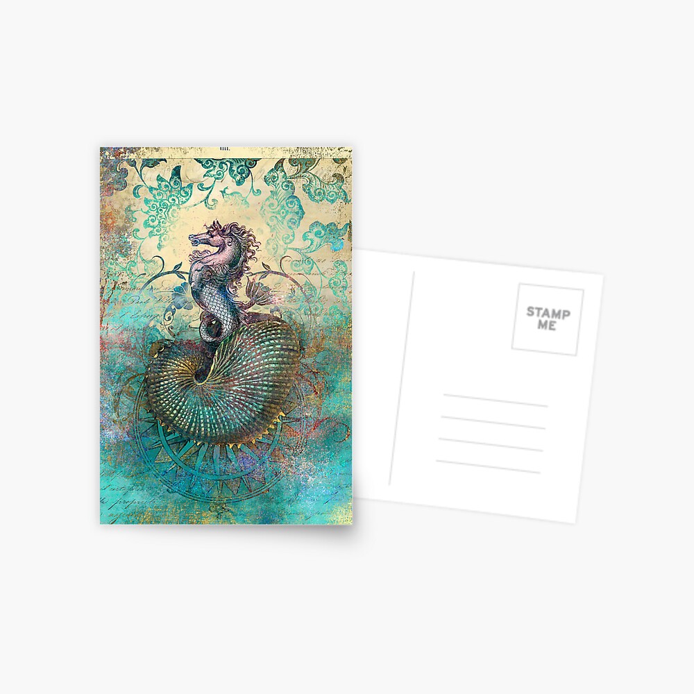 The Seahorse Diary Postcard
