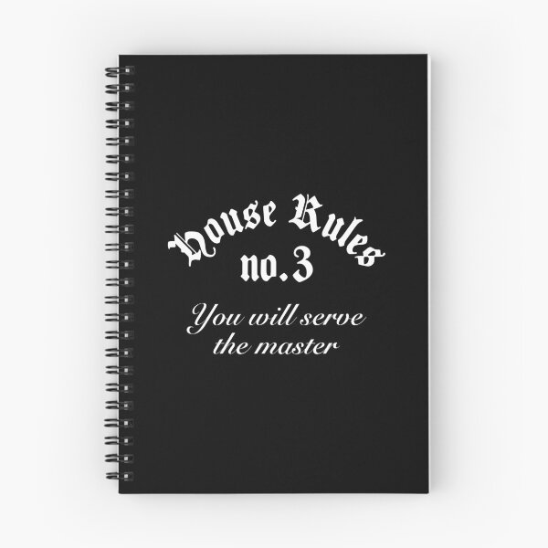 Item preview, BDSM House Rules, No. 3 You Will Serve The Master designed and sold by Time-is-Money.