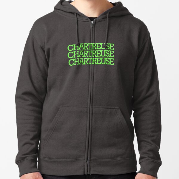 Chartresue Chartreuse Chartreuse - Color Zipped Hoodie