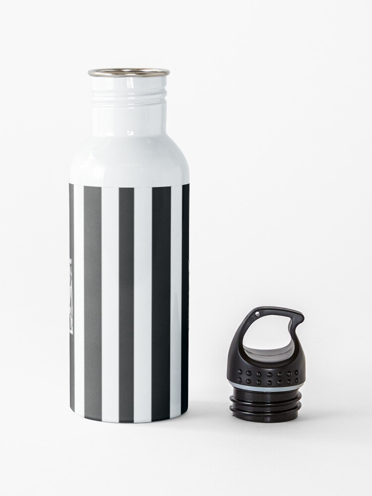 Alternate view of Black and White Beetlejuice Wallpaper Water Bottle