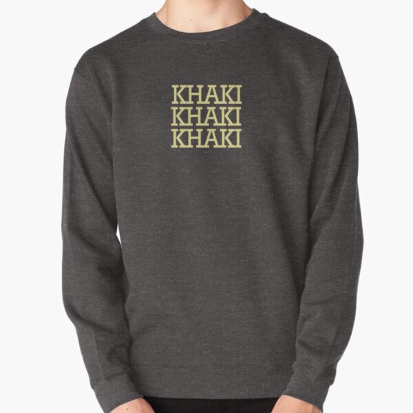 khaki color sweatshirt