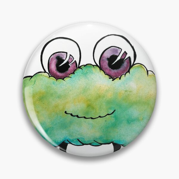 Item preview, Puffy Green Bean Monster designed and sold by LeighsDesigns.