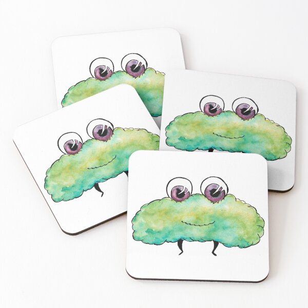 Item preview, Puffy Green Bean Monster designed and sold by LeighsDesigns.