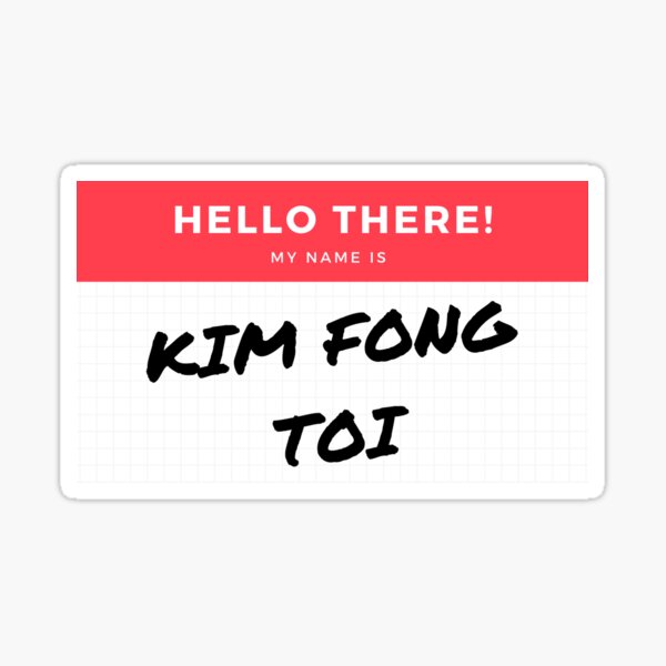 Golden Girls Rose Nylund Kim Fong Toi Sticker