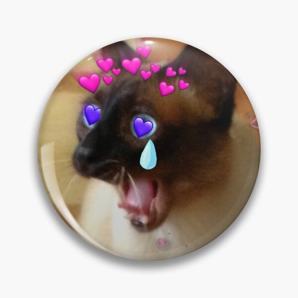 Item preview, Emoji crown love crying cat designed and sold by racheljennetti.