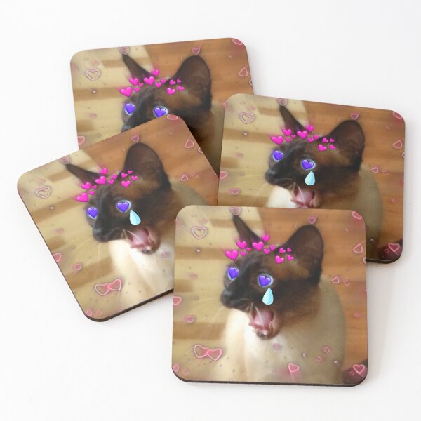 Item preview, Emoji crown love crying cat designed and sold by racheljennetti.