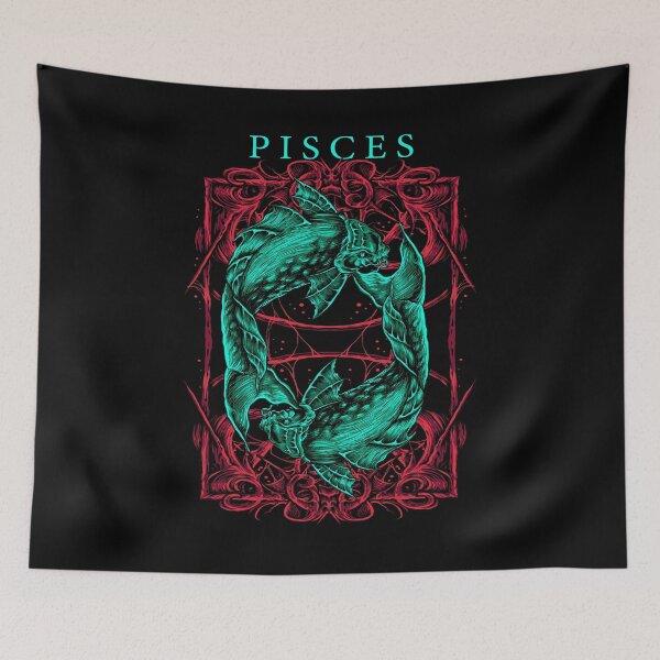 Item preview, Pisces Zodiac Sign Horoscope Astrology designed and sold by Meliafroggy.
