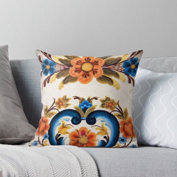 Item preview, Retro flower power,  burnt orange hearts and flowers designed and sold by Dwindell.