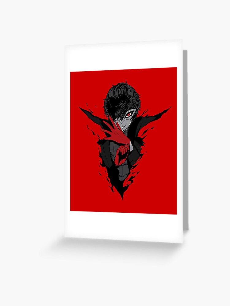 Persona 5 Joker Card Greeting Card by KOSCs