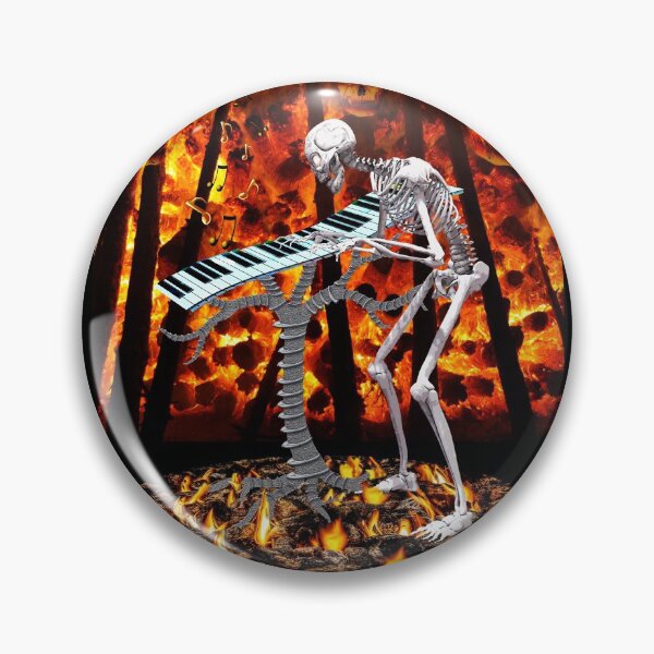 Item preview, THE PIANIST SKELETON IN THE FIRE designed and sold by Astralia.