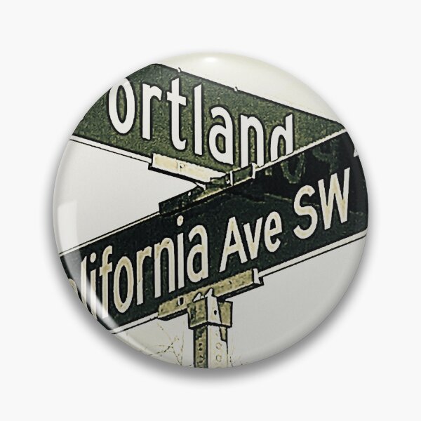 Item preview, SW Portland Street & California Ave SW SIGNATURE designed and sold by The Street Sign Store.
